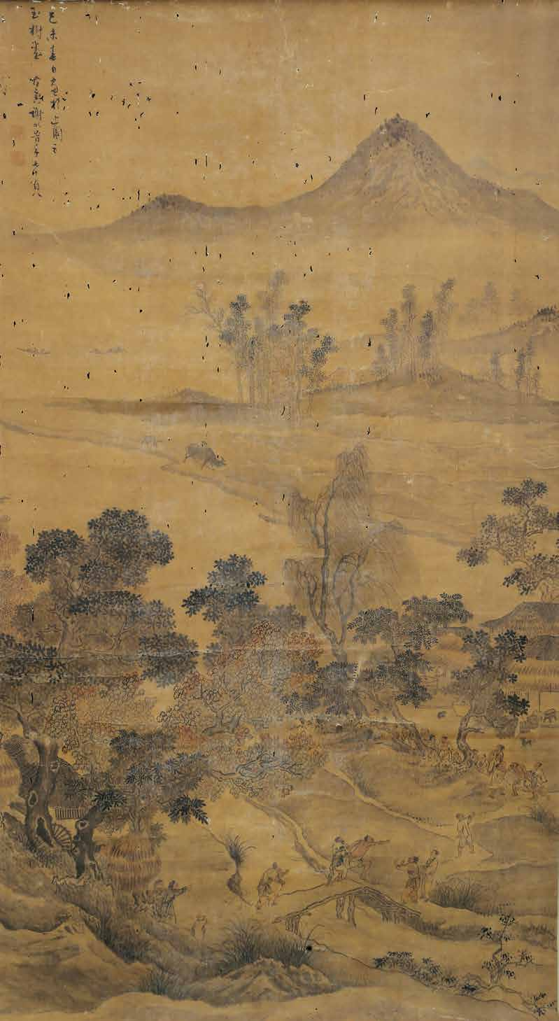 谢彬 山水人物图.png