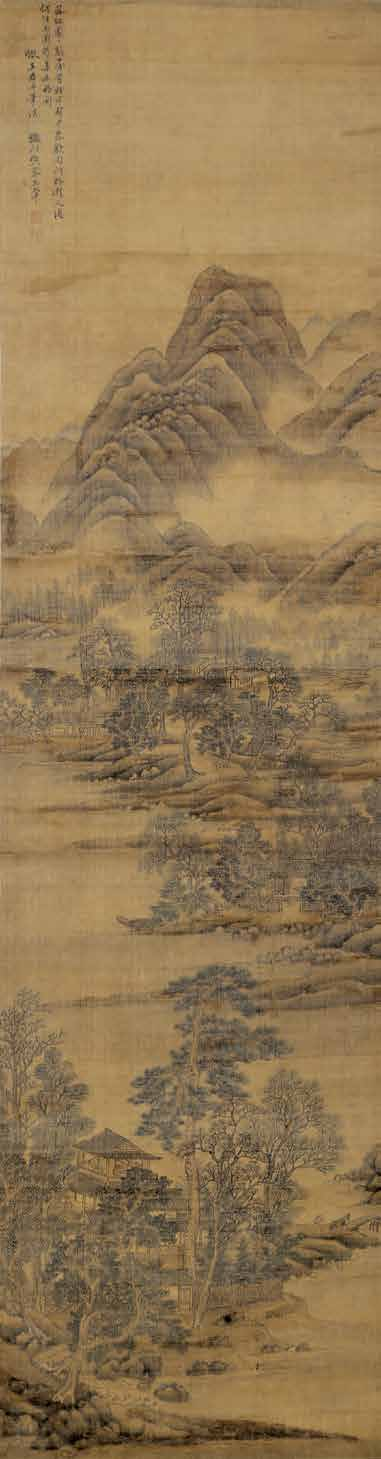 王翚 仿王右丞山水轴.png